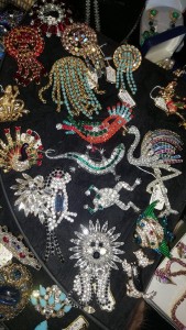 Brooch heaven from Marianne at All That Glitters